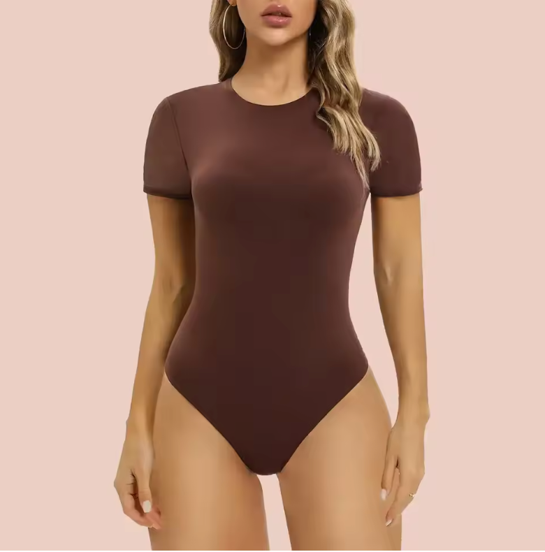 Body Femenino de Manga Larga y Corta con Estilo Elegante