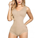 Shapewear à haute Compression pour femmes Triangle corps complet Shaper Fajas Colombianas ceintures crochet et fermeture des yeux soutien de la poitrine