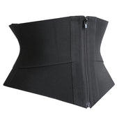 Entrenador de cintura de látex con cremallera, moldeador de cuerpo, ropa moldeadora adelgazante de barriga, corsé de entrenamiento de cintura envolvente para mujer, cintura más delgada