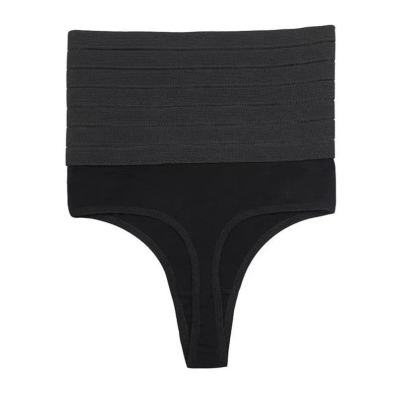 1 Uds. Bragas moldeadoras de cintura alta para mujer, Tanga moldeador de cuerpo, ropa interior adelgazante, bragas de Control levantadoras de glúteos, ropa moldeadora Sexy