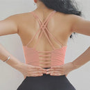 Cloud Rise-Sujetador deportivo SEXY con espalda para niñas, Top corto de entrenamiento para Yoga, ropa interior para ejercicio en casa, chaleco de Fitness, camisa de gimnasio de talla grande