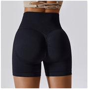 Shorts de sport sans couture pour femmes, vêtements de yoga, leggings de cyclisme, jogging, fitness, taille haute, push up, gym