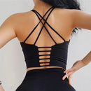 Cloud Rise-Sujetador deportivo SEXY con espalda para niñas, Top corto de entrenamiento para Yoga, ropa interior para ejercicio en casa, chaleco de Fitness, camisa de gimnasio de talla grande