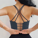 Cloud Rise-Sujetador deportivo SEXY con espalda para niñas, Top corto de entrenamiento para Yoga, ropa interior para ejercicio en casa, chaleco de Fitness, camisa de gimnasio de talla grande