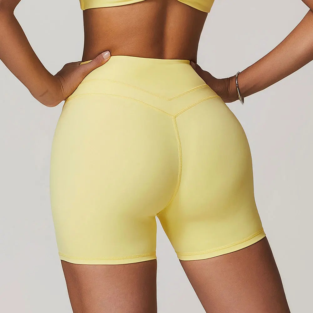 Short Deportivo de Cintura Alta para Mujer – Yoga & Fitness
