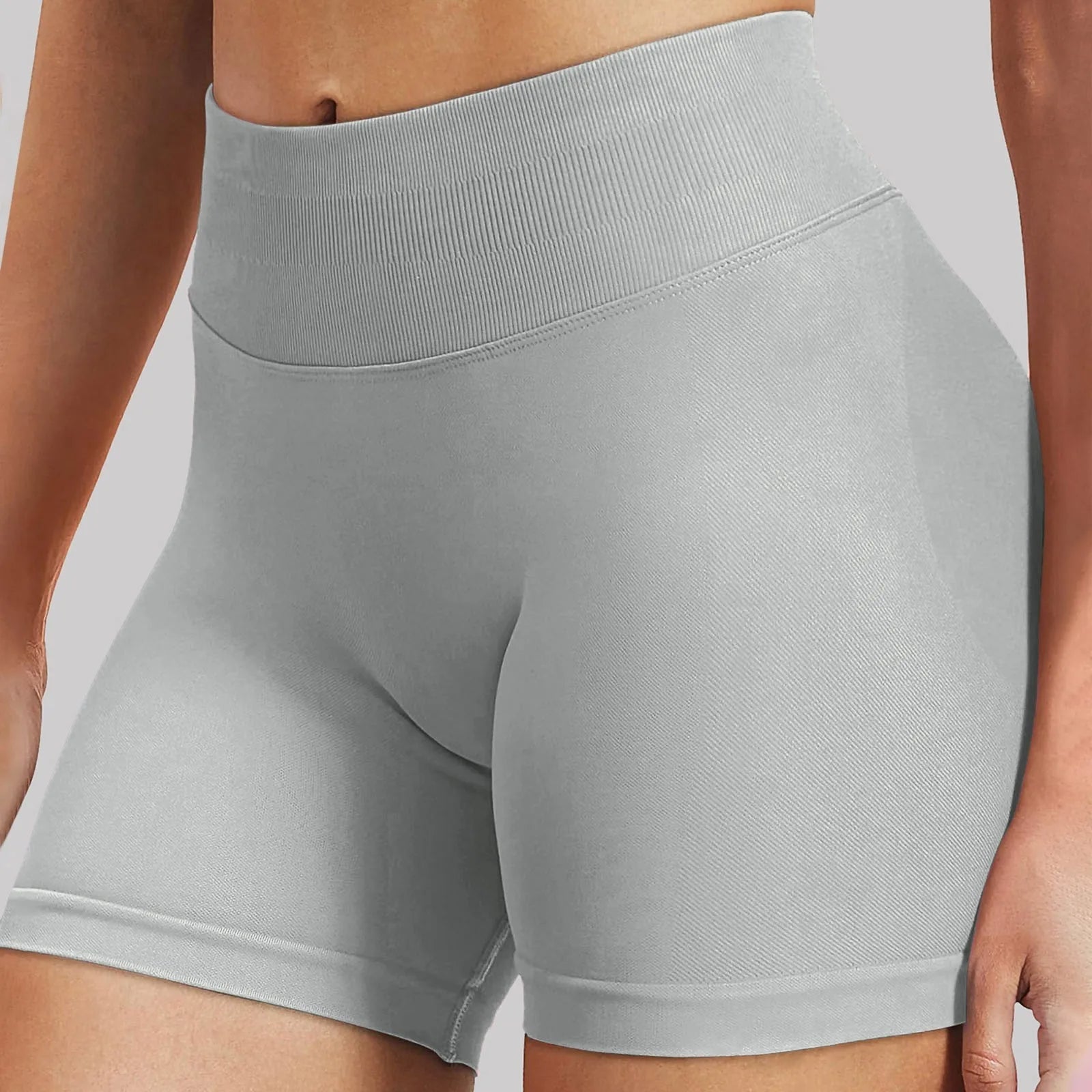 Shorts de Yoga de Cintura Alta para Mujer - Moda y Comodidad