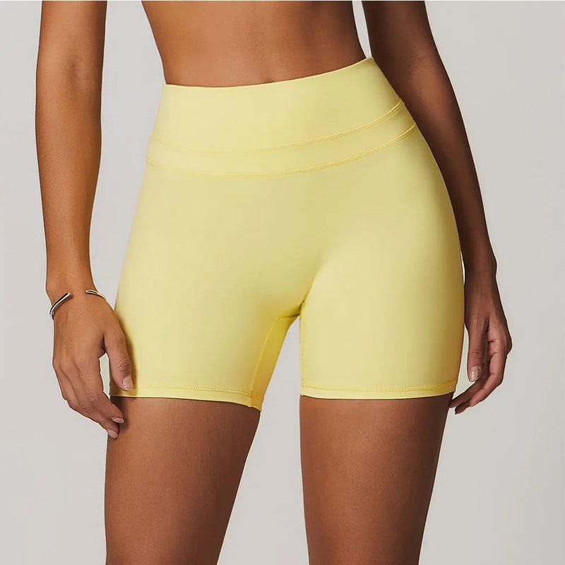 Short Deportivo de Cintura Alta para Mujer – Yoga & Fitness